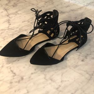 Charlotte Russe Lace Up Gladiator Flats